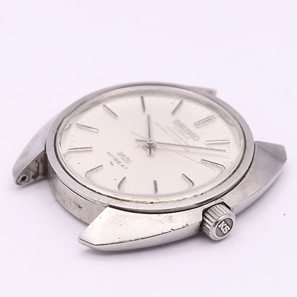 デッドストック級 セイコー AT 45-8010 キングセイコー ハイビート シルバー文字盤 トップのみ メンズ腕時計 9686ABC0561300YSD