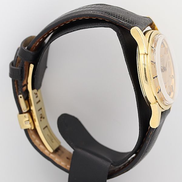 デッドストック級 稼働 良品 オメガ コンステレーション YG AT/自動巻 ゴールド文字盤 メンズ腕時計 OGH 5809ABC0565620