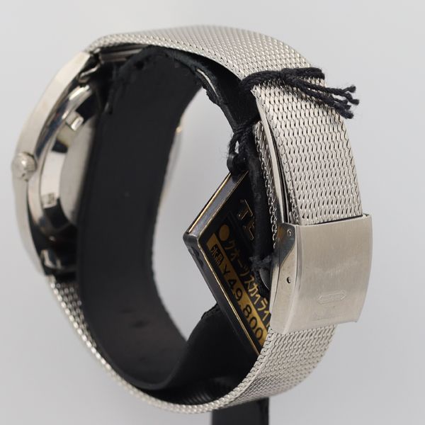 デッドストック級 テクノス スカイライト QZ シルバー文字盤 デイト XYZ メンズ腕時計 OGH 9996ABC7124000