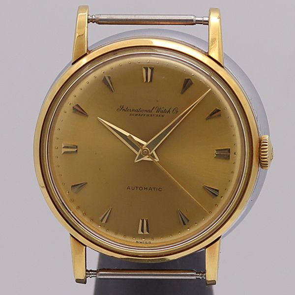 デッドストック級 稼働 良品 IWC AT/ 自動巻 シャフハウゼン ゴールド文字盤 トップのみ メンズ腕時計 71754ABC 0032120SMD