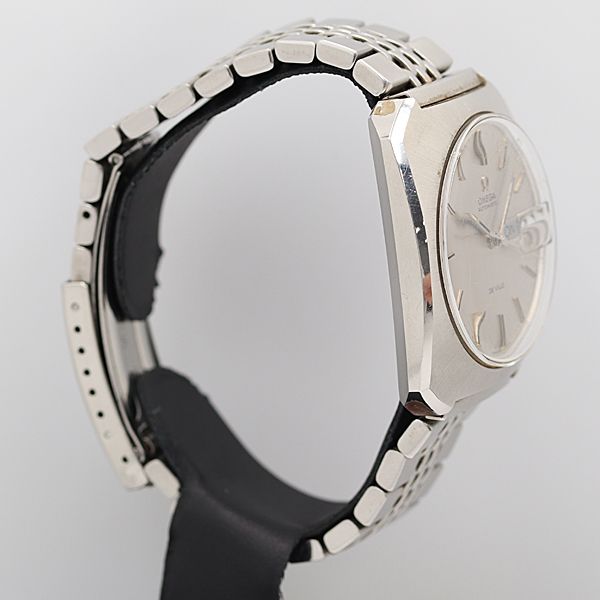 デッドストック級 稼働 良品 オメガ デビル AT/自動巻 シルバー文字盤 デイデイト メンズ腕時計 OGH 7549ABC0081400