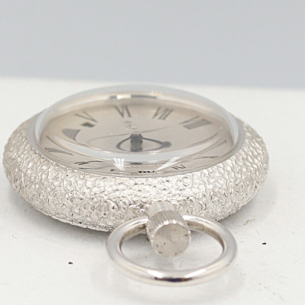 デッドストック級 稼働 美品 セイコー エルニクス 0702-3010 SV 銀文字盤 デイト QZ 懐中時計 NSY14526ABC 2000000 NSK