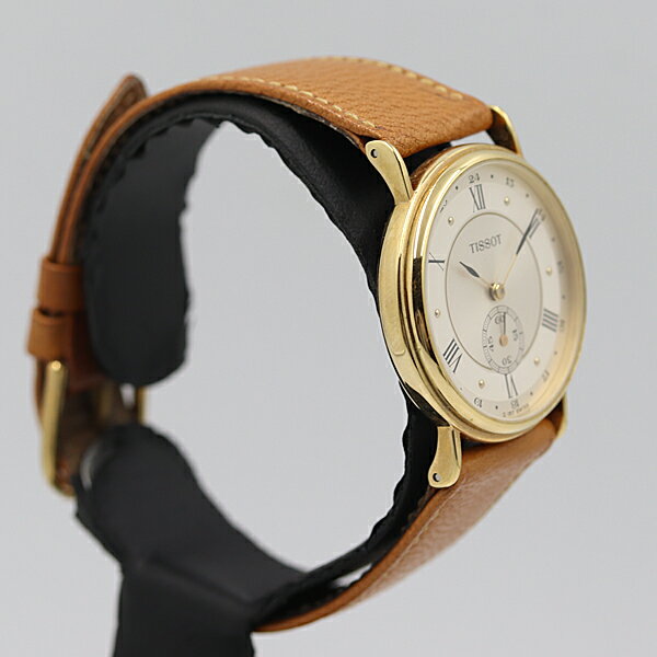 デッドストック級 保/箱付 稼働 美品 ティソ D157A 銀文字盤 QZ メンズ腕時計 NSY15443ABC0583000 2ERT