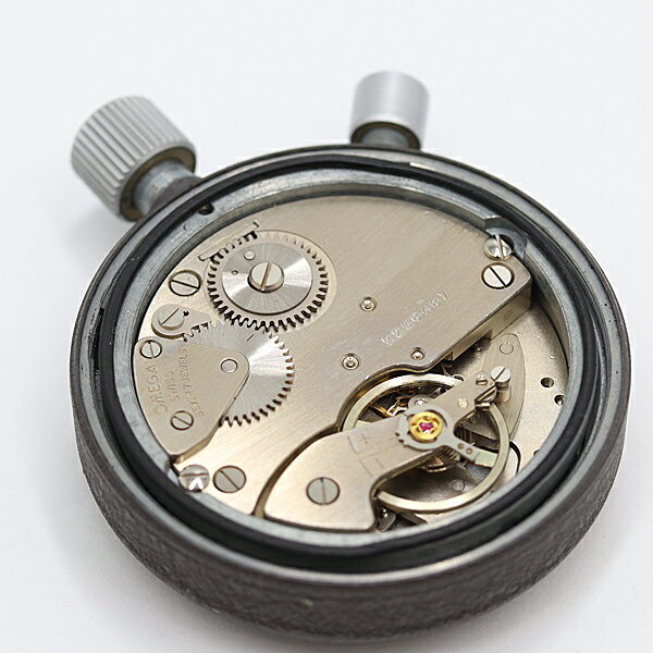 1円 オメガ ラリータイマー 手巻き ストップウォッチ ブラック文字盤 懐中時計 KMR 2950200 4ANT ABC 15857