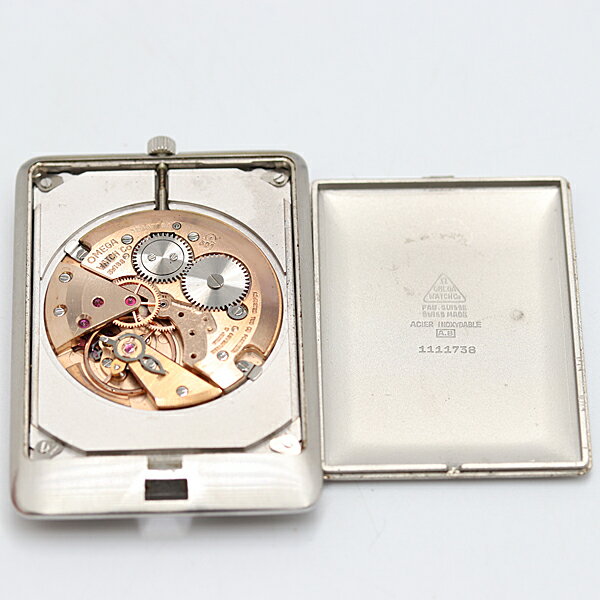 デッドストック級 稼働 良品 オメガ グレー文字盤 手巻 懐中時計 2000000 NSK KTU ABC 16034