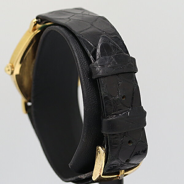 デッドストック級 ジラールペルゴ QZ ゴールド文字盤 4593PJ デイト ローマ文字 メンズ腕時計 0078100 6BJT KMR ABC 16222