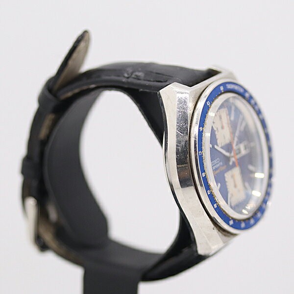デットストック級 稼働 セイコー 5スポーツ スピードタイマー AT デイデイト 青文字盤 6138-0030 メンズ腕時計 0073700 7BJT KMR ABC 16359