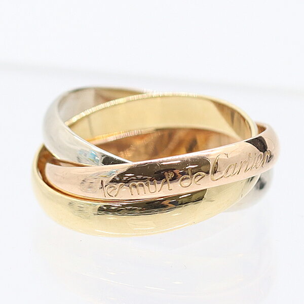 美品 カルティエ トリニティリング7