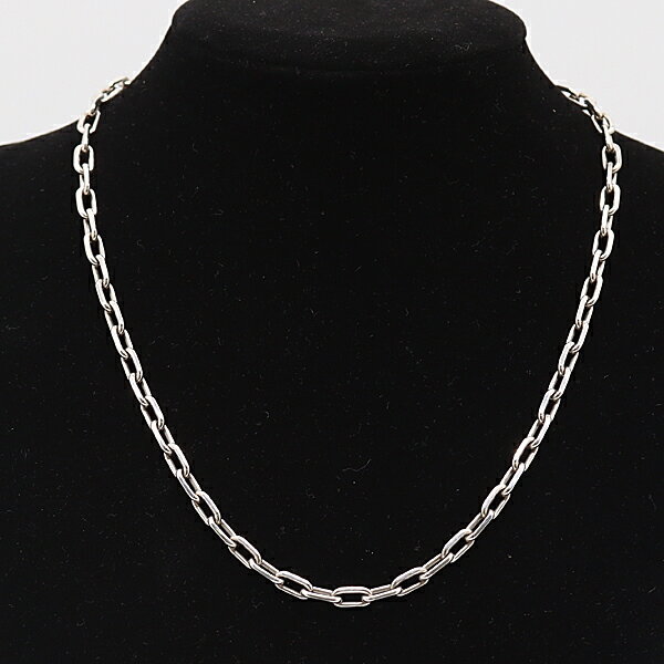 良品 カルティエ ネックレス 750WG スパルタカス 35.2g アクセサリー ジュエリー 6304870 10KHT AKO ABC KMR 17035