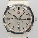 ラドー デッドストック級 ラドー 1008 コンウェイ デイデイト シルバー文字盤 AT メンズ腕時計 OGH 2022ABC0998100