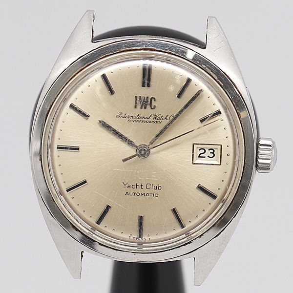 デッドストック級 稼働 AT IWC シャフハウゼン ヨットクラブ トップのみ デイト シルバー文字盤 メンズ腕時計 KOR 1790ABC0810800