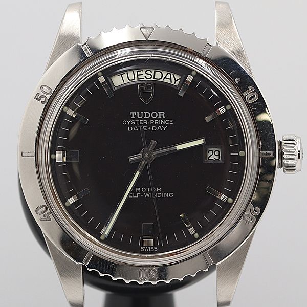 デイト デッドストック級 チュードル 7020/0 オイスタープリンス デイデイト 黒文字盤 AT メンズ腕時計 OGH 2762ABC0000110
