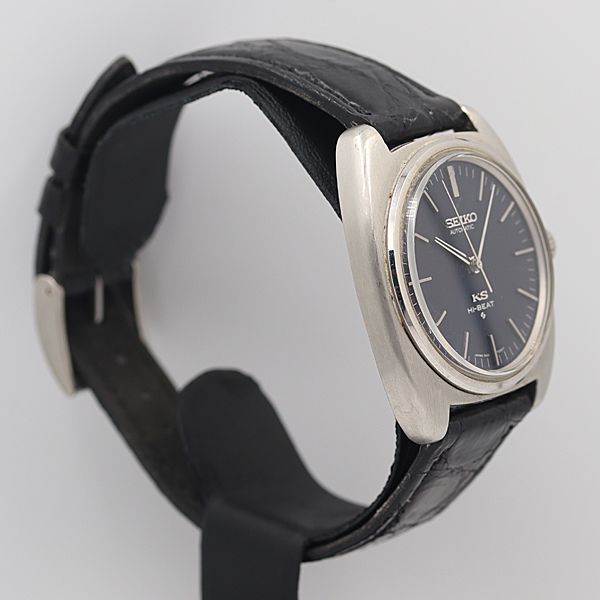 デッドストック級 稼働 良品 キングセイコー/セイコー 5621-7000 純正尾錠 ネイビー文字盤 AT/自動巻 メンズ腕時計 OGH 5469ABC5296300