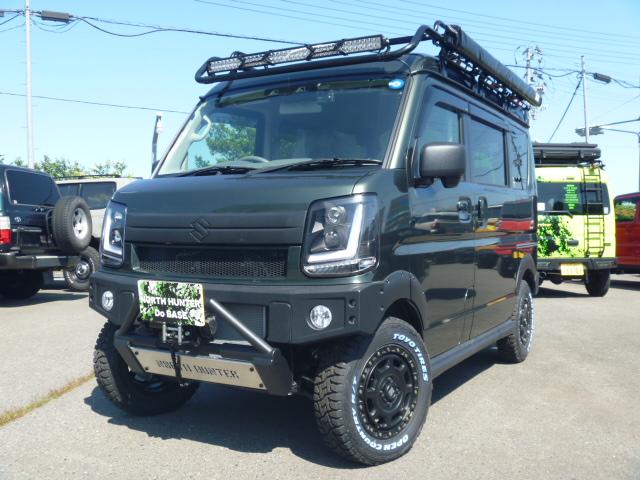 中古車 軽自動車 グリーン 緑色 4WD ガソリン DA17W