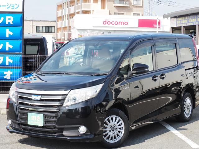 中古車 ミニバン/ワンボックス ブラック 黒色 2WD ハイブリッド ZWR80G 乗り降りをサポート☆電動スライドドア！ フルフラット　CVT　アルミホイール　CD　DVD再生　盗難防止システム