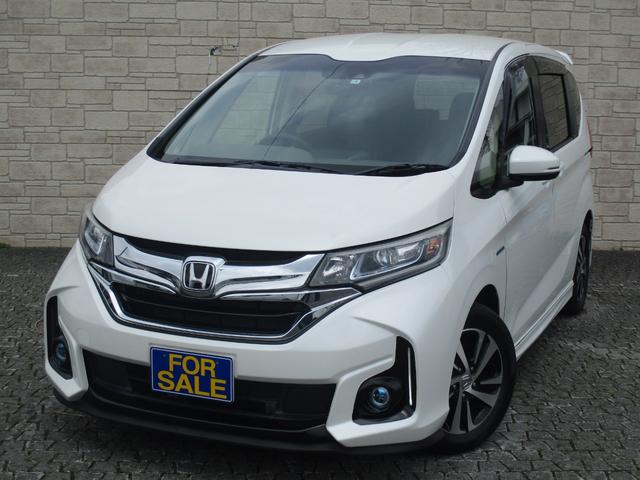 中古車 ミニバン/ワンボックス ホワイト 白色 2WD ハイブリッド GB7 モデューロフルエアロ　メモリーナビTV　ハーフレザーシート　LEDライト