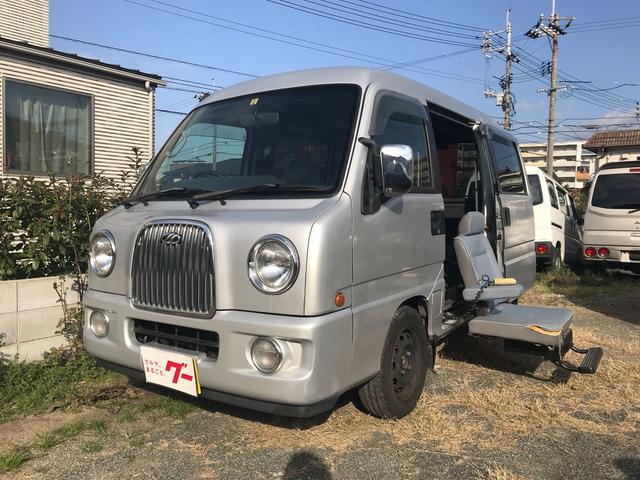 中古車 福祉車両 ゴールド・シルバー 金色 銀色 2WD ガソリン TW1 後席電動リフトアップシート　福祉車両　可愛い顔！！！ プラチナシルバーメタリック　PS　パワーウィンドウ　車検付