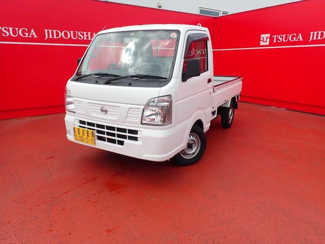 NT100クリッパー DX（日産）【中古】 中古車 軽トラック/軽バン ホワイト 白色 4WD ガソリン