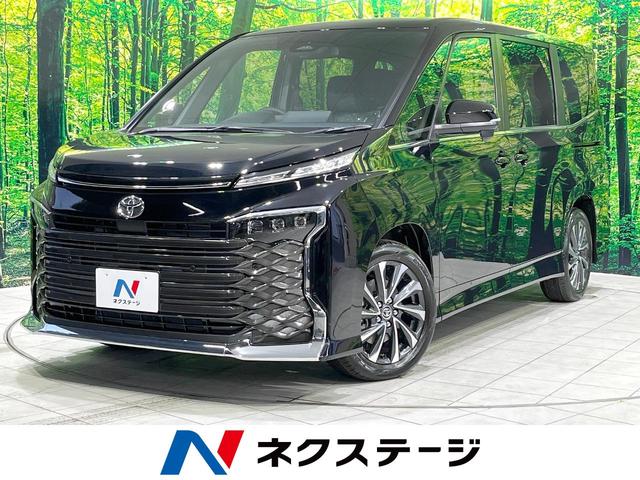 中古車 ミニバン/ワンボックス ブラック 黒色 2WD ガソリン MZRA90W ヴォクシー　福岡県 登録済未使用車　現行モデル　トヨタセーフティセンス　両側電動ドア　純正1