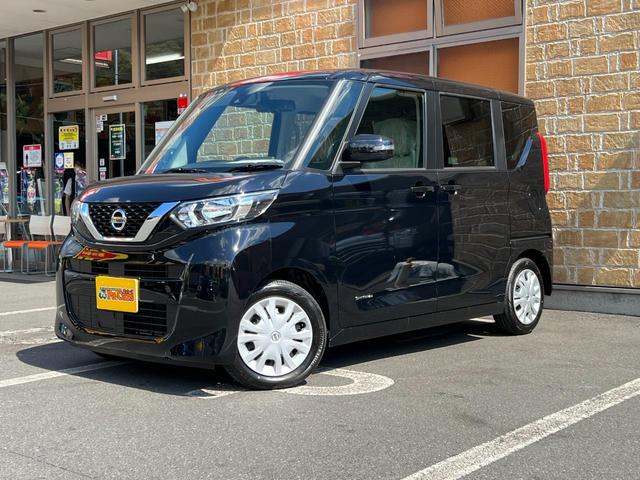 ルークス X（日産）【中古】 中古車 軽自動車 ブラック 黒色 2WD ハイブリッド