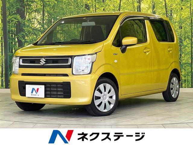 中古車 軽自動車 イエロー 黄色 2WD ハイブリッド MH55S ワゴンR　富山県 禁煙車　シートヒーター　オートエアコン　アイドリングストップ　キーレス