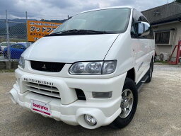 デリカスペースギア シャモニー（三菱）【中古】 中古車 ミニバン/ワンボックス ホワイト 白色 4WD ガソリン