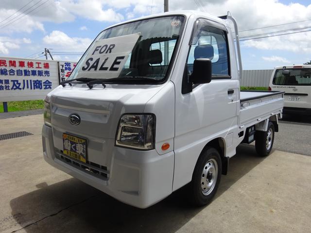 中古車 軽トラック/軽バン ホワイト 白色 4WD ガソリン TT2 働く車専門店！バス・トラック・特殊車輌等の在庫多数！ 4WD　オートマ　スバル最終モデル　エアコン　パワステ　エアバック