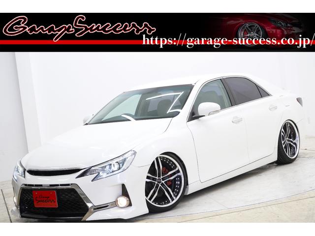 中古車 セダン ホワイト 白色 2WD ガソリン GRX130 G’s仕様／新品AMEシャレン（XF－55）19AW 新品TEIN車高調／バックカメラ／スマートキー／ETC／パワーシート