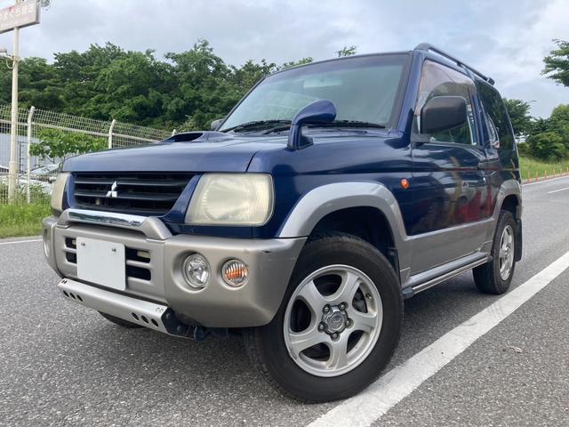 パジェロミニ V（三菱）【中古】 中古車 軽自動車 ブルー 青色 4WD ガソリン