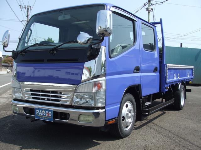 中古車 バス・トラック ブルー 青色 2WD 軽油 FE72B 全面塗装済み！！内装クリ－ニング済み！！ ワンオ－ナ－車．メッキパーツ多数．左電格ミラ－．荷台鉄板張り