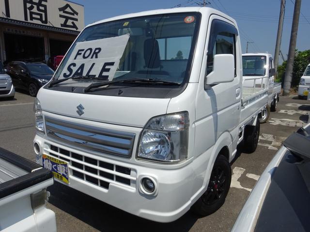 中古車 軽トラック/軽バン ホワイト 白色 2WD ガソリン DA16T 働く車専門店！バス・トラック・特殊車輌等の在庫多数！ 2WD　フロアオートマ　ナビTV　ドライブレコーダー　ETC　キーレス