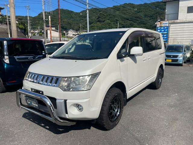 デリカ　D：5 G パワーパッケージ（三菱）【中古】 中古車 ミニバン/ワンボックス ホワイト 白色 4WD ガソリン