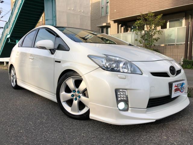 プリウス S LEDエディション（トヨタ）【中古】 中古車 セダン ホワイト 白色 2WD ハイブリッド