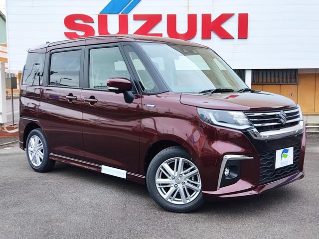 ソリオ ハイブリッドMZ（スズキ） 中古車 ミニバン/ワンボックス レッド 赤色 2WD ハイブリッド