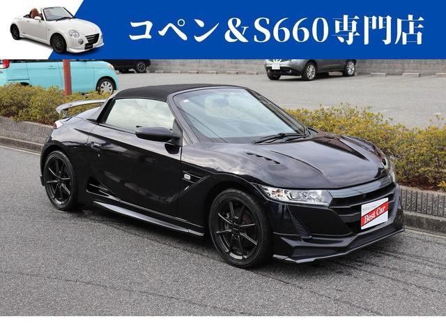 S660 α（ホンダ）【中古】 中古車 オープンカー ブラック 黒色 2WD ガソリン