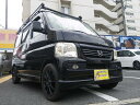 中古車 軽自動車 ブラック 黒色 2WD ガソリン HM1 安心の支払総額表示車！人気の箱バン！GOO鑑定！ 安心のTベルト交換済み！社外ナビ！社外LEDライト！ルーフキャリア！