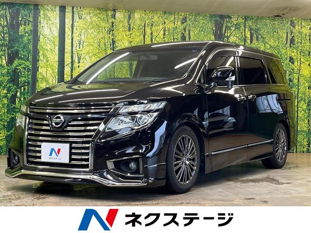 中古車 ミニバン/ワンボックス ブラック 黒色 2WD ガソリン TE52 エルグランド　三重県 純正ナビ　両側電動スライドドア　バックカメラ　ETC　フルセグ