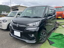 中古車 ミニバン/ワンボックス ブラック 黒色 2WD ハイブリッド MA36S 旅行に大活躍！家族や友人と大切な時間を共有！ナビ付♪ スマートキー　アイドリングストップ　電動格納ミラー　シートヒーター　CD