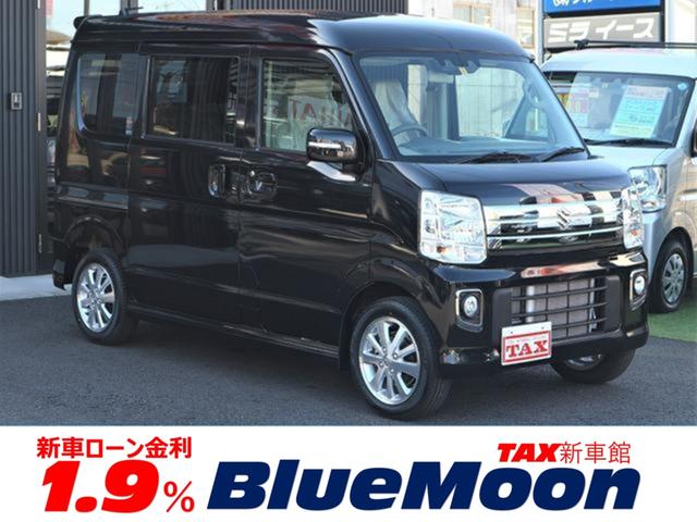 中古車 軽自動車 ブラック 黒色 2WD ガソリン DA17W ●新車1．9％●未使用車＆中古車3．9％●自社ローン 〇ホームページwww．bluemoon－auto．jpをご覧ください！