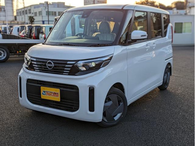 ルークス X（日産）【中古】 中古車 軽自動車 ホワイト 白色 2WD ハイブリッド