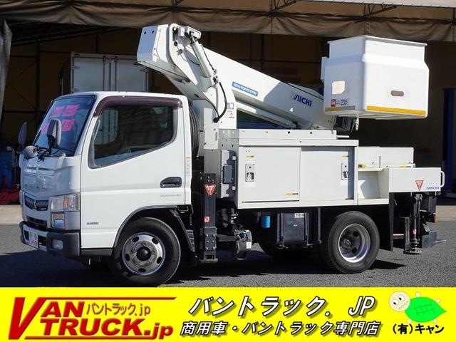 中古車 バス・トラック ホワイト 白色 2WD 軽油 FEA50 14001 高所作業車　アイチSB10A　地上高9．7m　FRPバケット　バックアイ