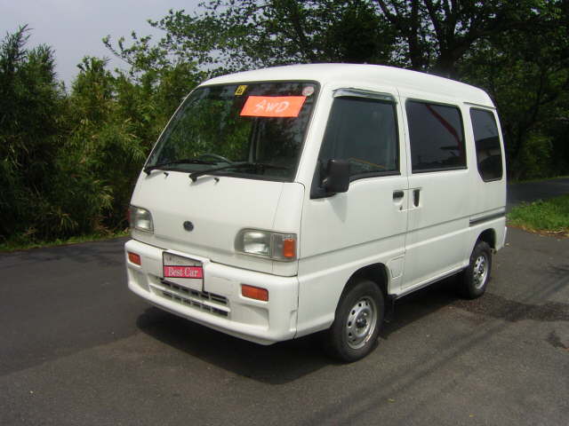 サンバーバン さわやか（スバル）【中古】 中古車 軽トラック/軽バン ホワイト 白色 4WD ガソリン