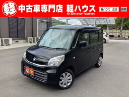 スペーシア G（スズキ）【中古】 中古車 軽自動車 ブラック 黒色 2WD ハイブリッド