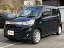 中古車 軽自動車 ブラック 黒色 2WD ガソリン MH34S 夜道の走行も安心！ライトのつけ忘れを防ぐオートライト メモリー地デジナビ　DVD再生　HID　スマートキー　新品タイヤ