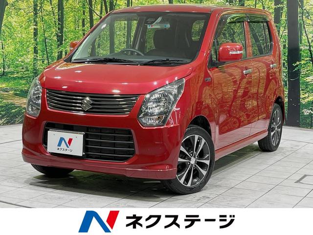 中古車 軽自動車 レッド 赤色 2WD ガソリン MH34S ワゴンR　滋賀県 ナビ　レーダーブレーキサポート　バックカメラ　Bluetooth