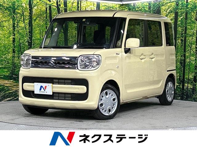 スペーシア ハイブリッドX（スズキ）【中古】 中古車 軽自動車 イエロー 黄色 4WD ハイブリッド