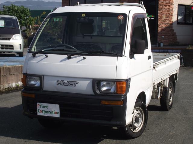 中古車 軽トラック/軽バン ホワイト 白色 4WD ガソリン S110P エアコン付　4wd　5速マニュアル　いろいろな作業やお仕事にどうぞ♪