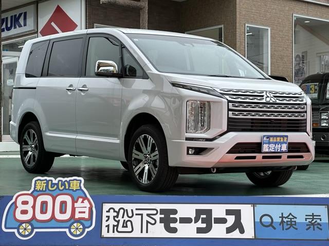 デリカ　D：5 P（三菱）【中古】 中古車 ミニバン/ワンボックス ホワイト 白色 4WD 軽油