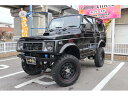 中古車 軽自動車 ブラック 黒色 4WD ガソリン JA11V オークション無事故仕入！ターボ！4WD！同色全塗装！ 外FRバンパー！リフトUP！オバフェン！外AW！外Hライト！1度ベルト済