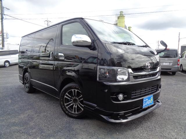 中古車 軽トラック/軽バン ブラック 黒色 2WD 軽油 KDH201V ハイエースバン入荷☆車検受け渡し